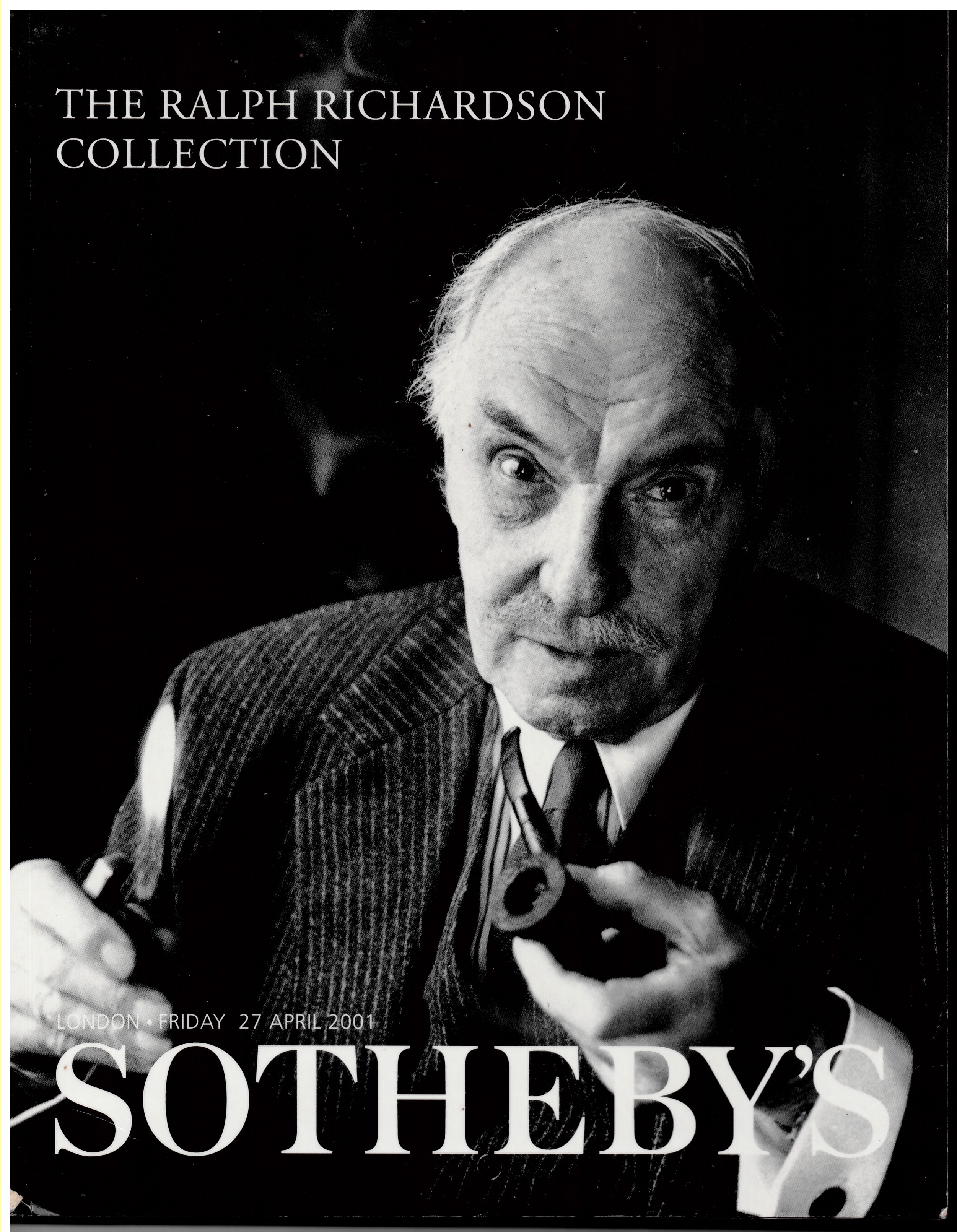 SOTHEBY'S - The Ralph Richardson Collection. Friday 27 April 2001