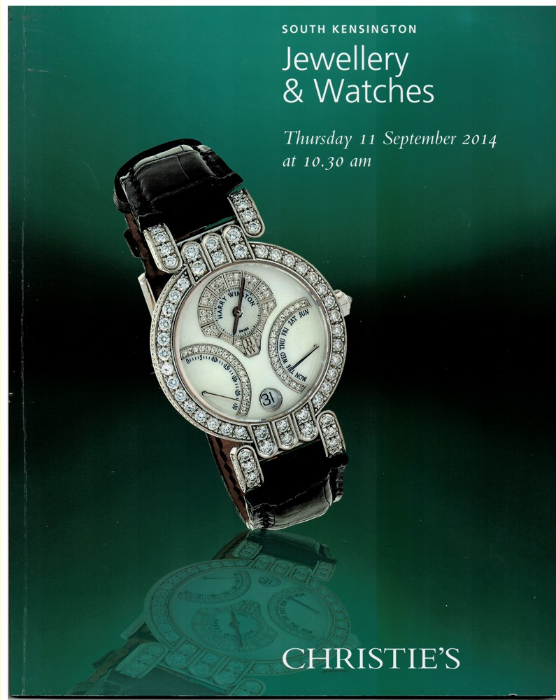 CHRISTIE'S - Jewellery and Watches. South Kensington. Thursday 11 September 2014