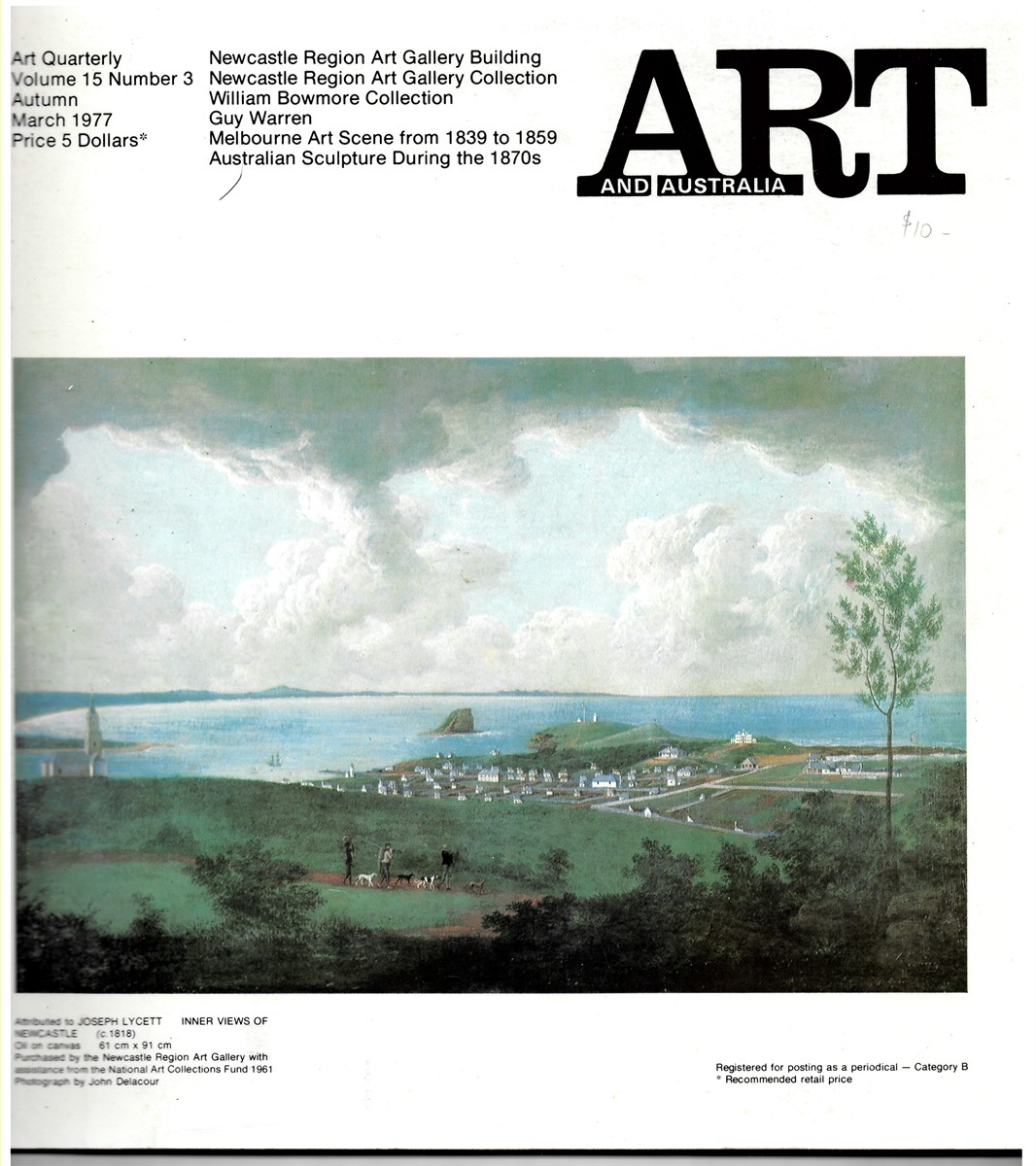 HORTON, MERVYN (EDITOR) - Art and Australia. Volume 15 Number 3 Autumn March 1978