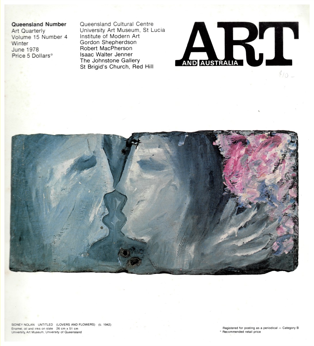 HORTON, MERVYN (EDITOR) - Art and Australia. Volume 15 Number 4 Winter June 1978