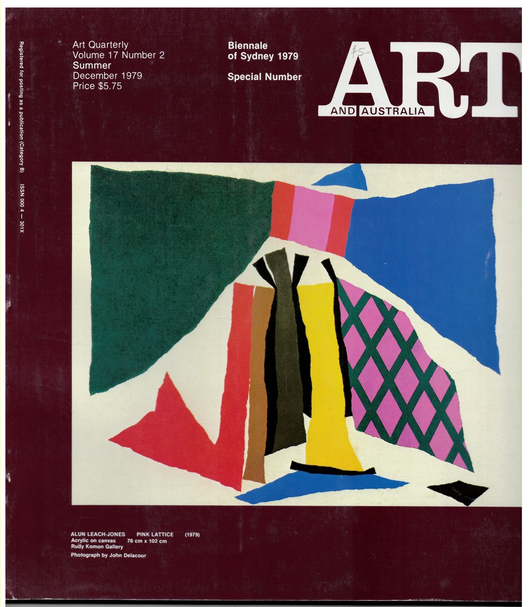 HORTON, MERVYN (EDITOR) - Art and Australia. Volume 17 Number 2 Summer December 1979