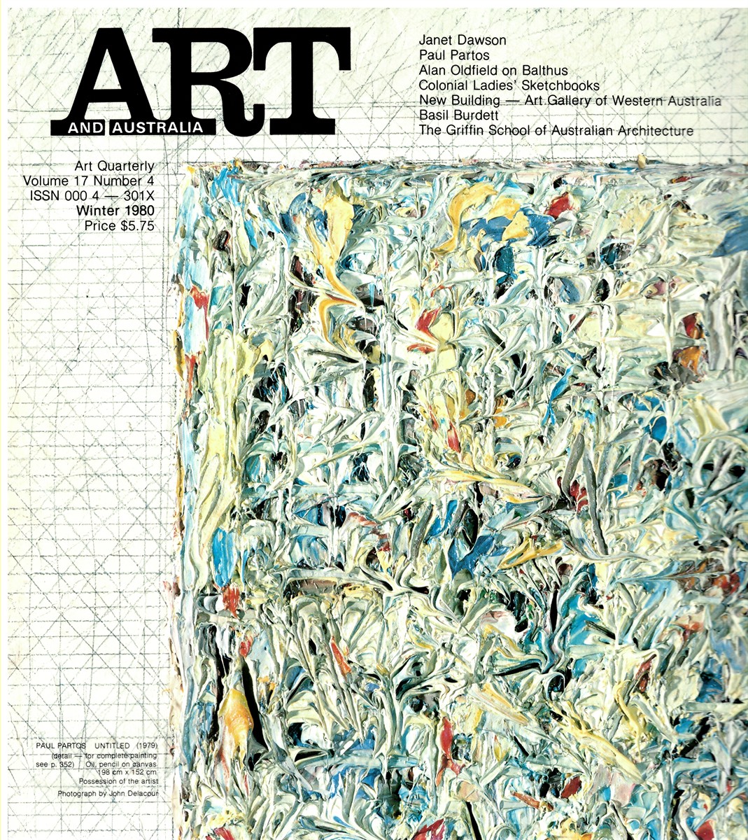 HORTON, MERVYN (EDITOR) - Art and Australia. Volume 17 Number 4 Winter 1980