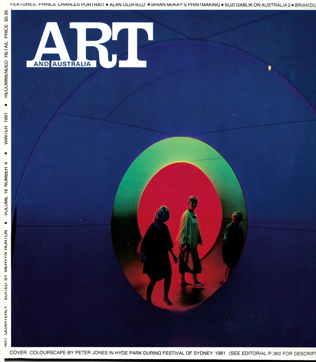 HORTON, MERVYN (EDITOR) - Art and Australia. Arts Quarterly Volume 18 Number 4 Winter 1981