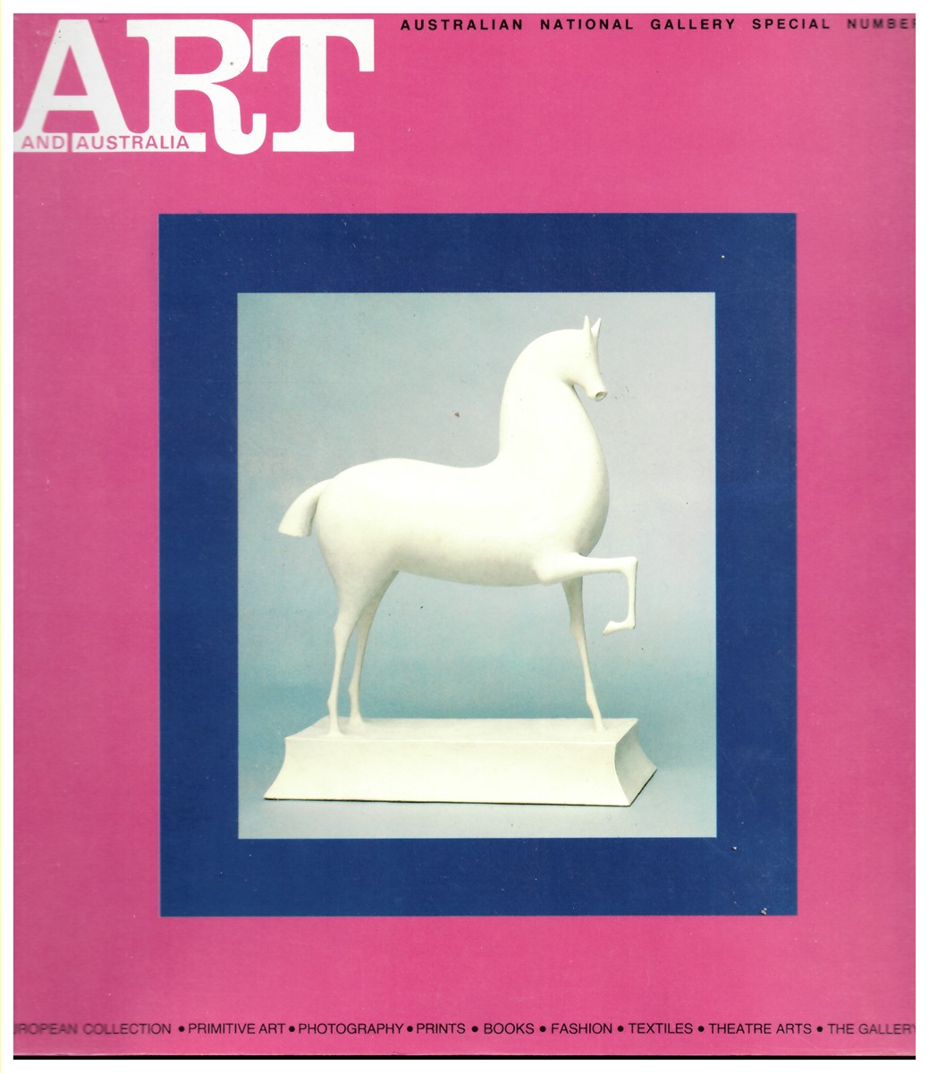 HORTON, MERVYN (EDITOR) - Art and Australia. Arts Quarterly Volume 20 Number 1 Spring 1982