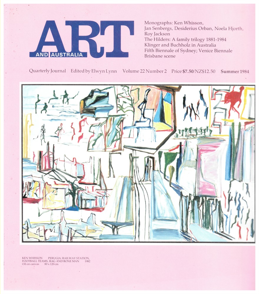 LYNN, ELWYN (EDITOR) - Art and Australia. Arts Quarterly Volume 22 Number 2 Summer 1984