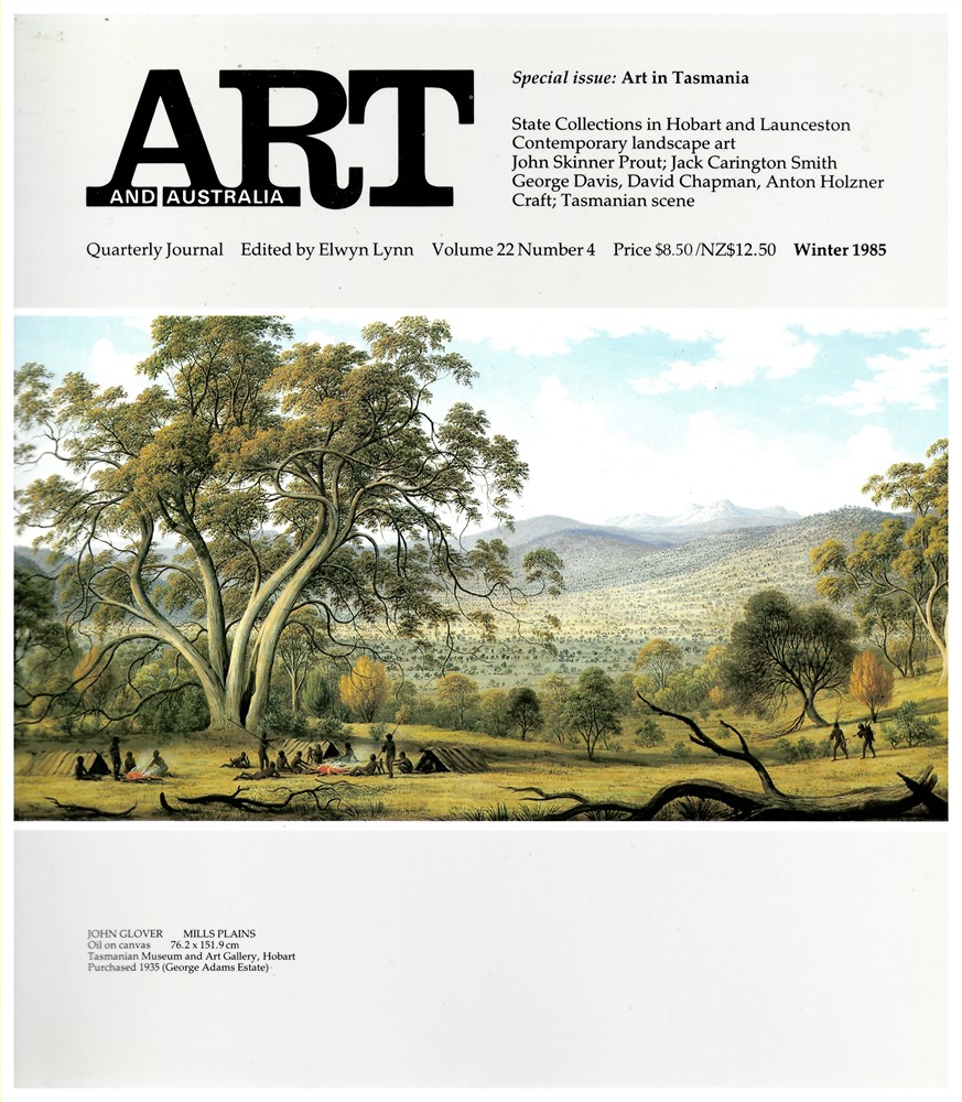 LYNN, ELWYN (EDITOR) - Art and Australia. Arts Quarterly Volume 22 Number 4 Winter 1985