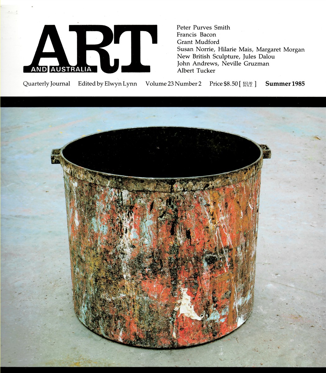 LYNN, ELWYN (EDITOR) - Art and Australia. Arts Quarterly Volume 23 Number 2 Summer 1985