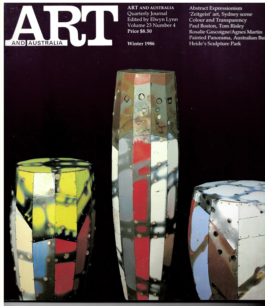 LYNN, ELWYN (EDITOR) - Art and Australia. Arts Quarterly Volume 23 Number 4 Winter 1986