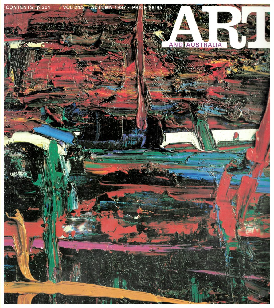 LYNN, ELWYN (EDITOR) - Art and Australia. Arts Quarterly Volume 24 Number 3 Autumn 1987