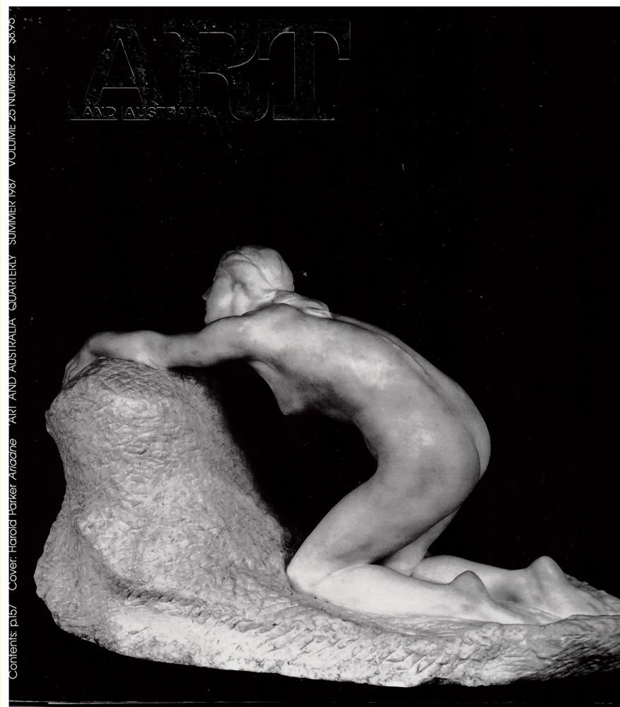 LYNN, ELWYN (EDITOR) - Art and Australia. Arts Quarterly Volume 25 Number 2 Summer 1987