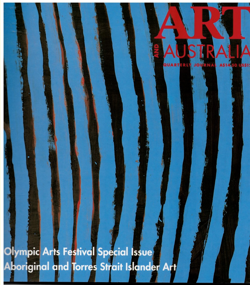 DYSART, DINAH (EDITOR) - Art and Australia. Arts Quarterly Volume 35 Number 1 Spring 1997