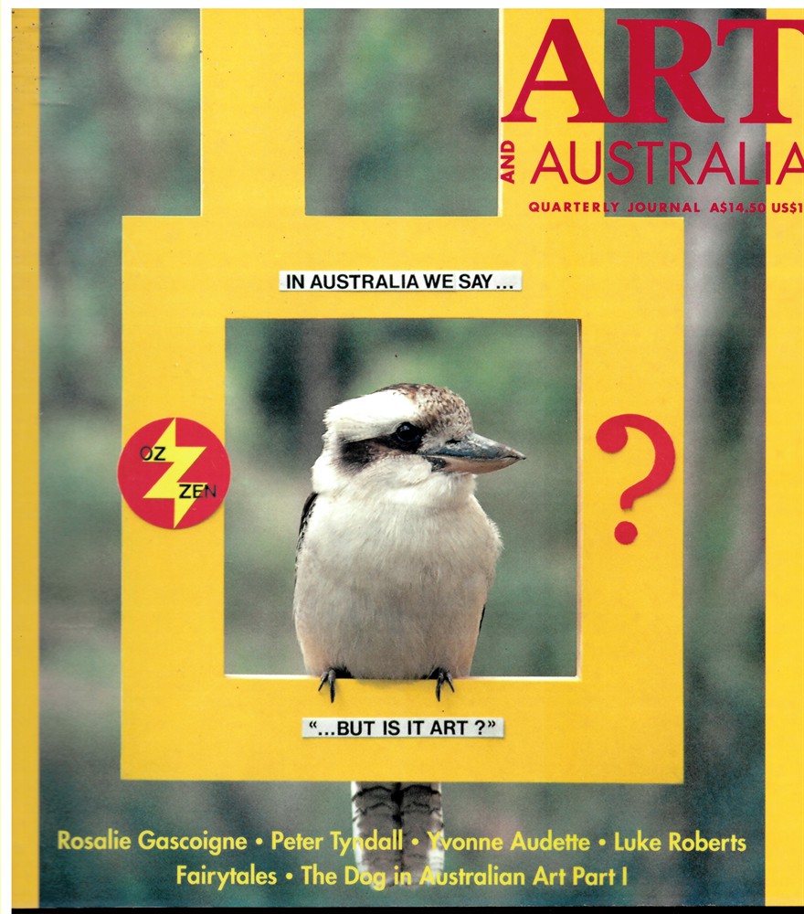 DYSART, DINAH (EDITOR) - Art and Australia. Arts Quarterly Volume 35 Number 2 Summer 1997