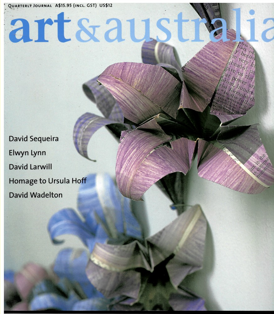 CREE, LAURA MURRAY (EDITOR) - Art and Australia. Arts Quarterly Volume 38 Number 2 Summer 2000