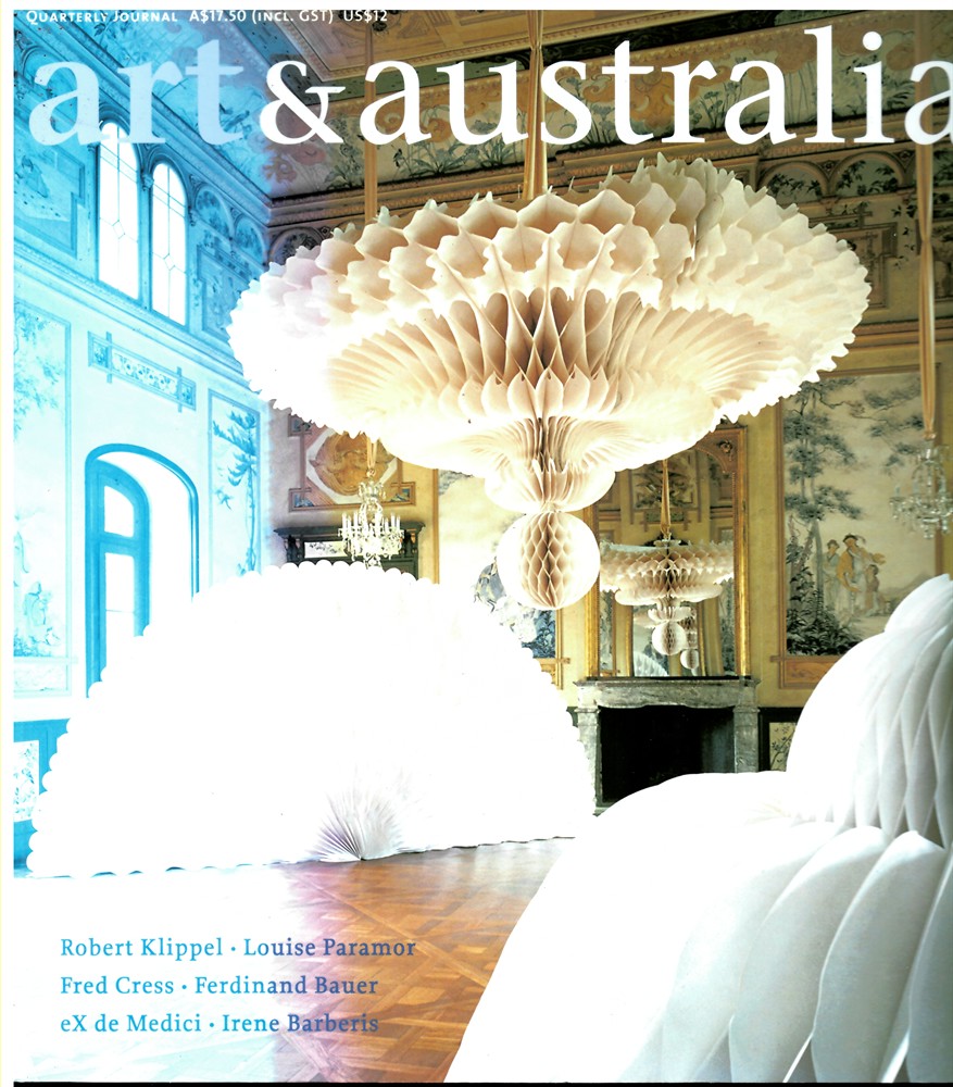 CREE, LAURA MURRAY (EDITOR) - Art and Australia. Arts Quarterly Volume 40 Number 1 Spring 2002