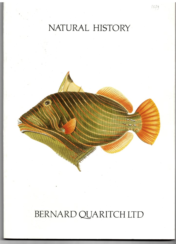 QUARITCH, BERNARD - Natural History (Catalogue 1079)