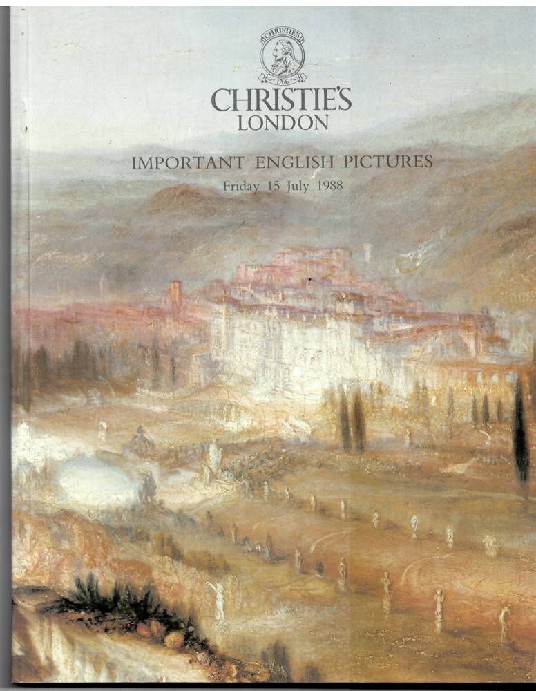 CHRISTIE'S - Important English Pictures. Friday 15 July 1988