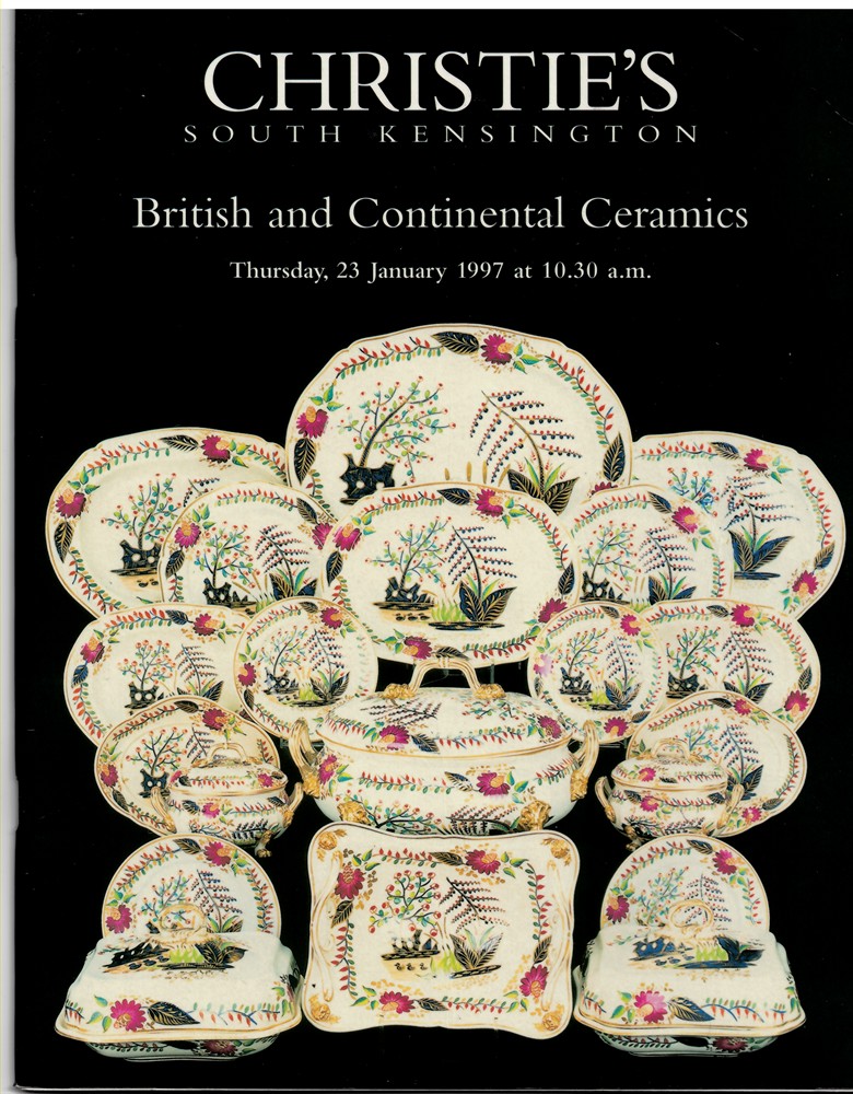 CHRISTIE'S - British and Continental Ceramics. Christie's South Kensington. Thursday 23 January 1997 por-7475