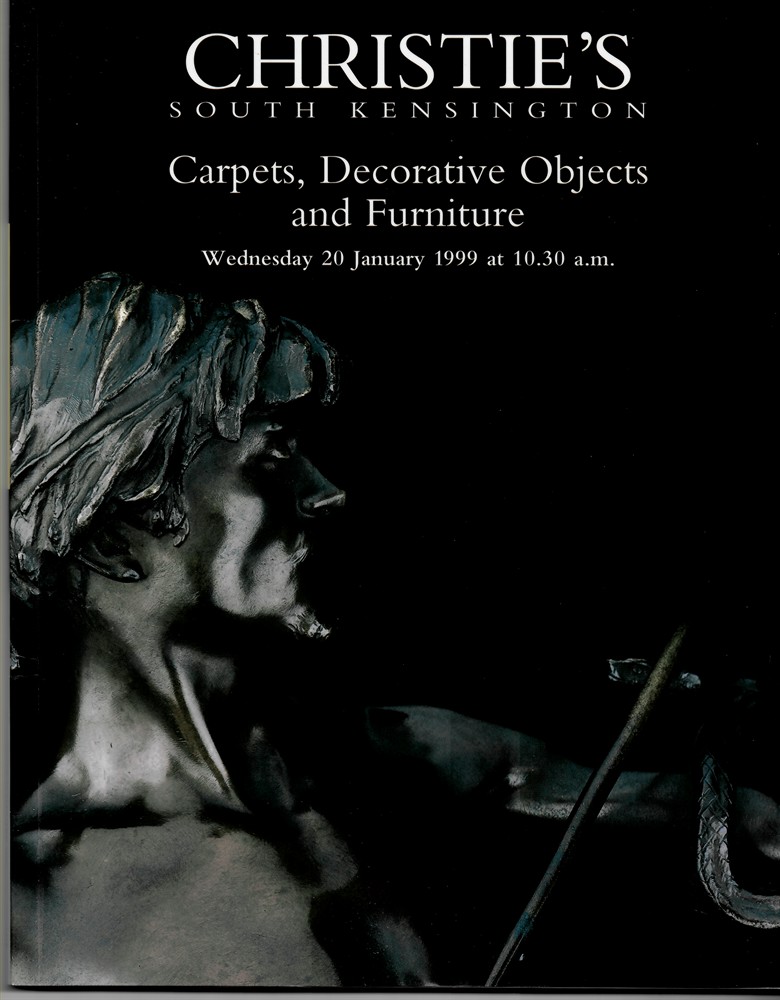 CHRISTIE'S - Carpets, Decorative Objects and Furniture. Christie's South Kensington. Wednesday 20 January 1999. Frn-8267