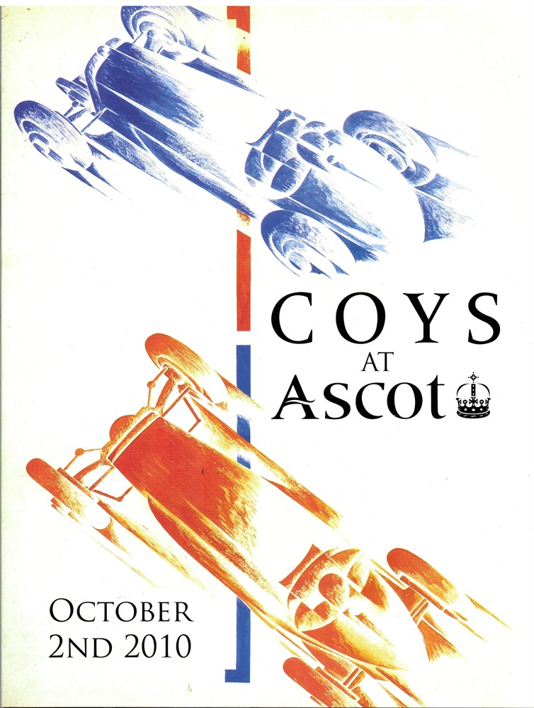 COYS - Coys at Ascot Presents the Spirit of Motoring. An Important Auction of Fine Historic Automobiles. Ascot Racecourse. Saturday, 2nd October 2010