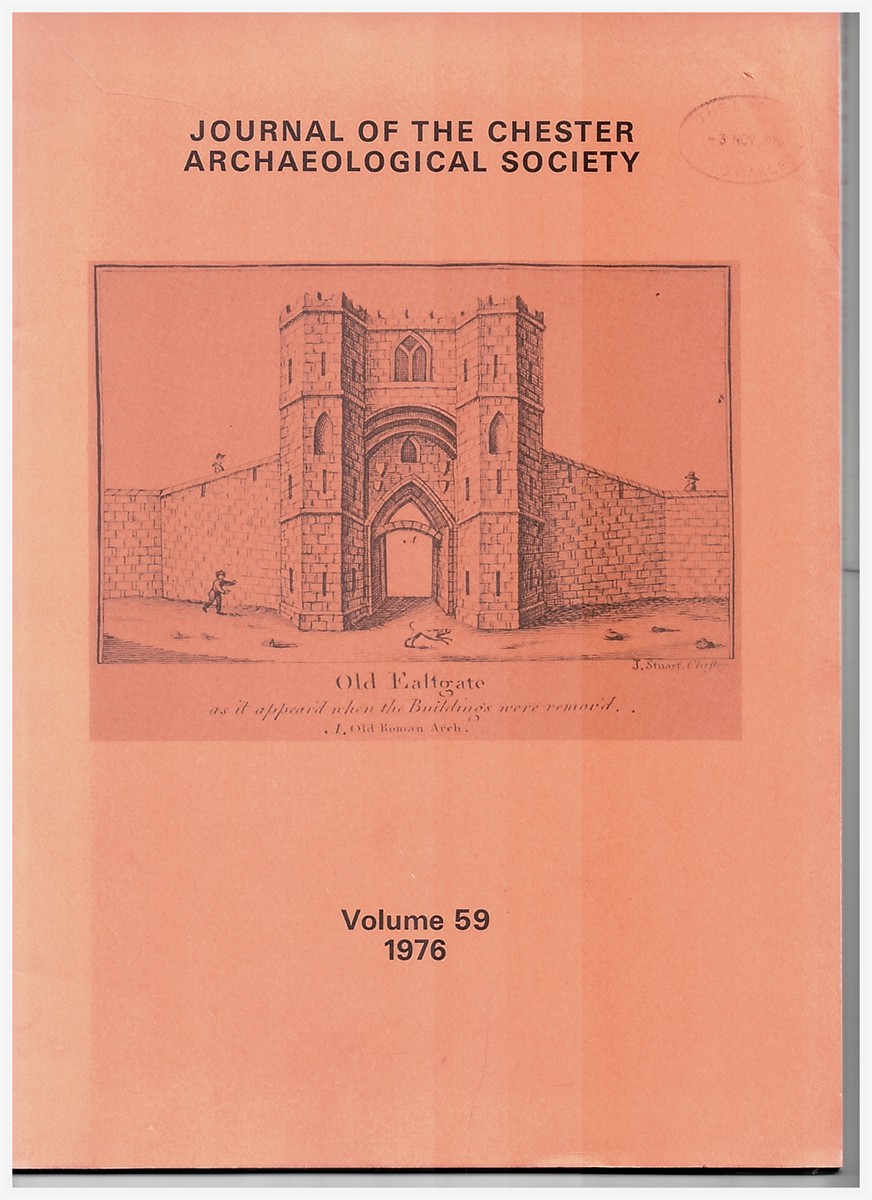 Journal of the Chester Archaeological Society Volume 59 1976