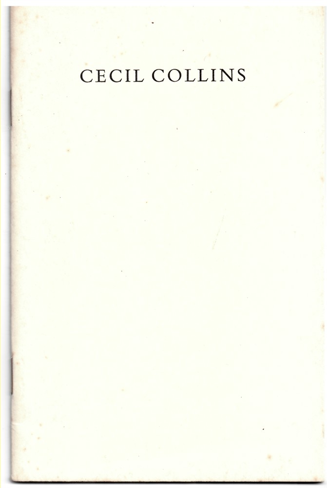 COLLINS, CECIL. - Cecil Collins, New Works.
