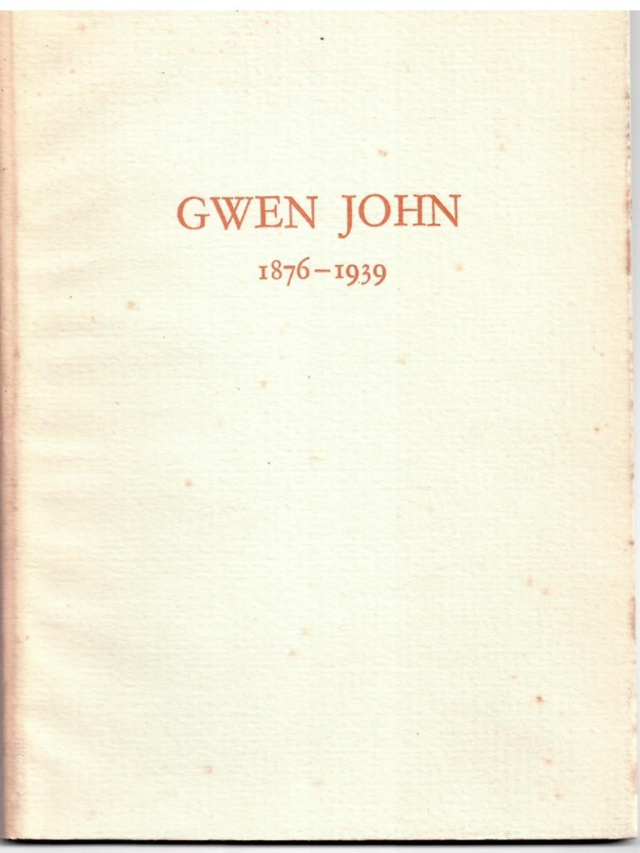 MYFANWY PIPER - Gwen John 1876 - 1939