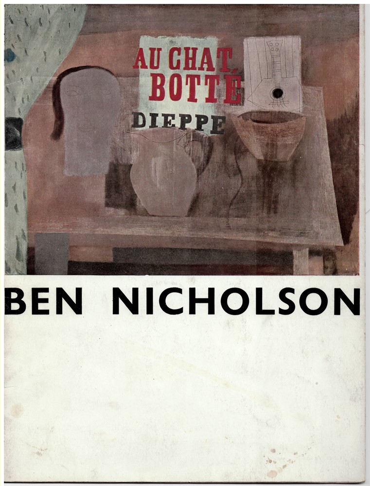 READ, HERBERT - Ben Nicholson a Retrospective Exhibition. Tate Gallery June-July 1955