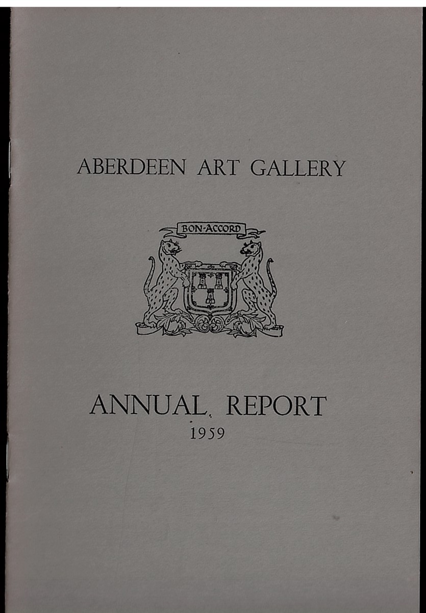 ABERDEEN ART GALLERY. ANNUAL REPORT (S) 1957 to 1966