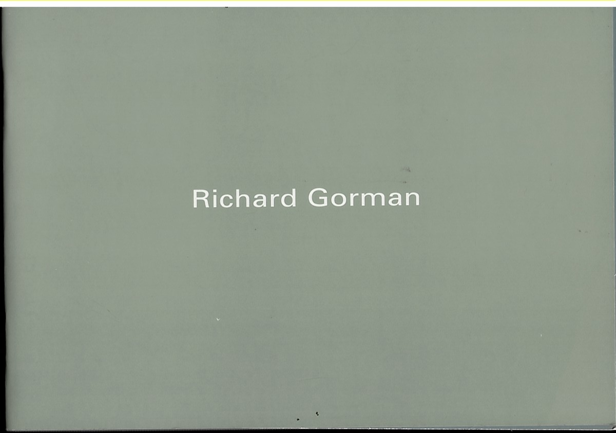 Richard Gorman New Paintings. [20 May - 14 June 1997]