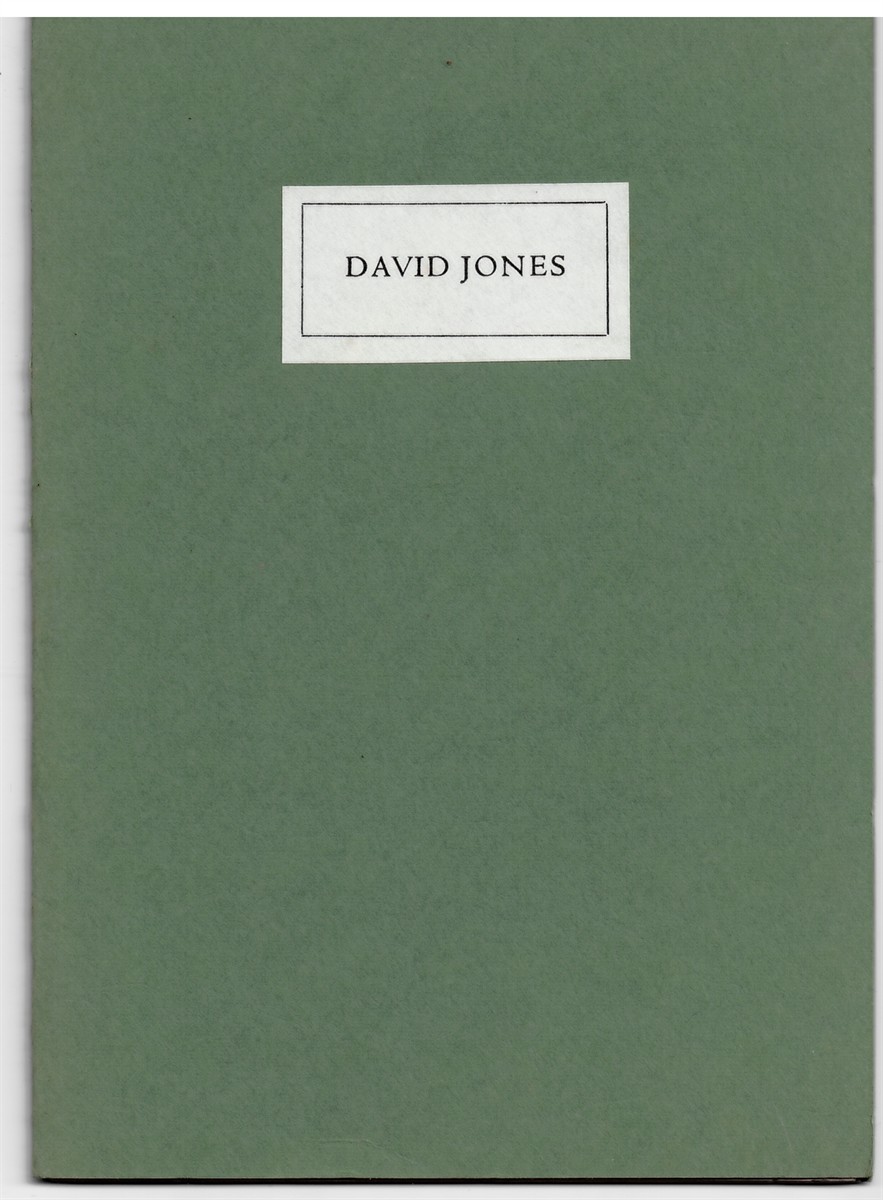 CLEVERDON, DOUGLAS. - David Jones. 1895 - 1974. 28 May to 20 June 1975