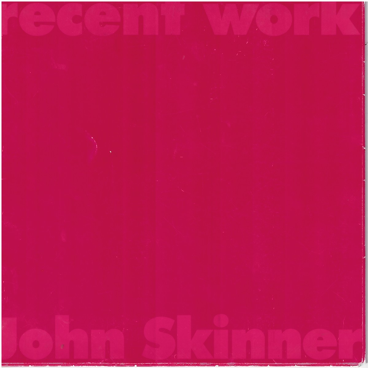 John Skinner. Recent Work