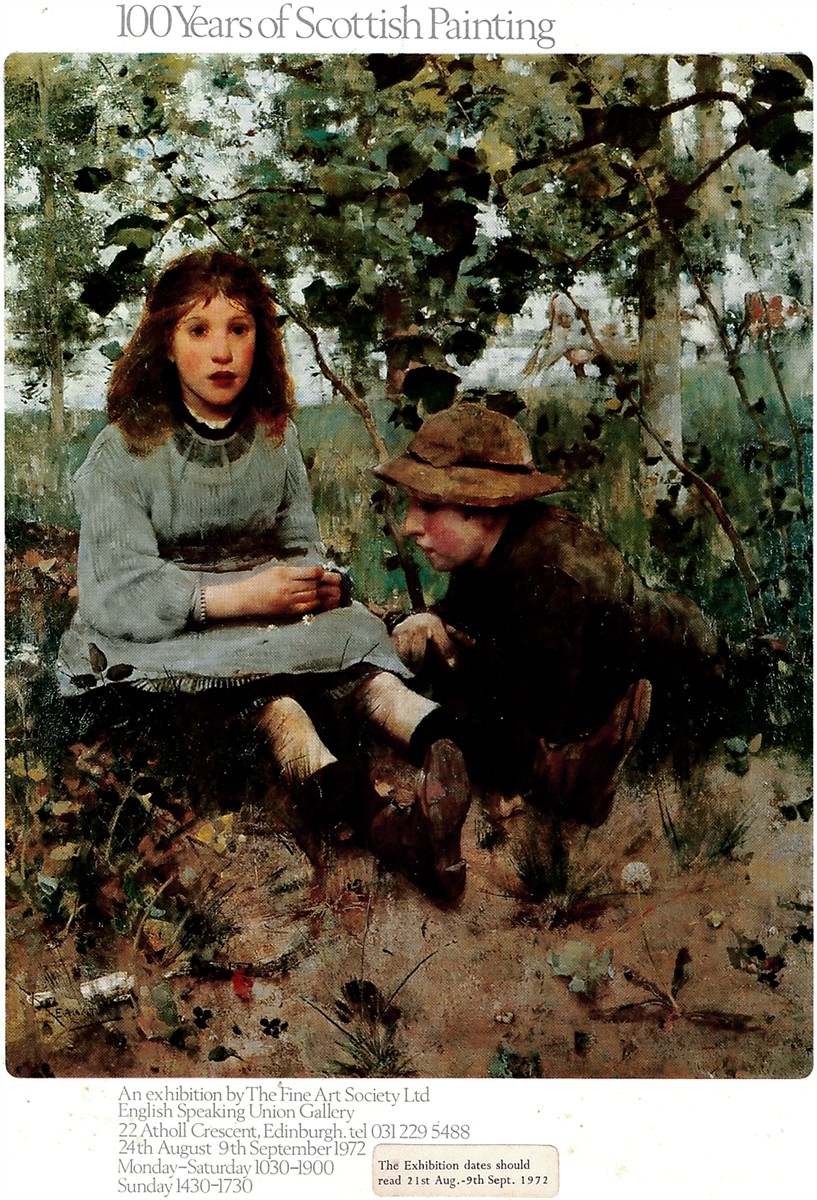 100 YEARS of SCOTTISH PAINTING. an Exhibition At the English Speaking Union Gallery , Edinburgh.