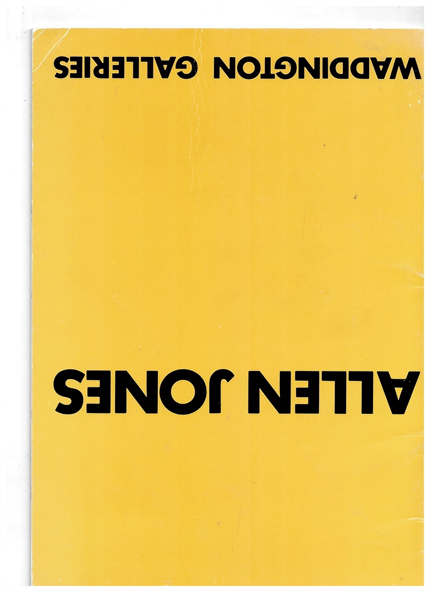 ALLEN JONES an Exhibition of Recent Works 23 JUNE - 16 JULY 1983
