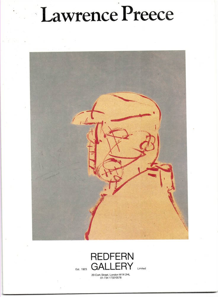 REDFERN GALLERY - Lawrence Preece New Paintings and Related Drawings April 3 - May 7 1986
