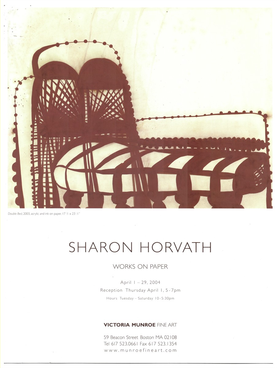 SCHWABSKY, BARRY - Sharon Horvath: Works on Paper. April 1 - 29, 2004.