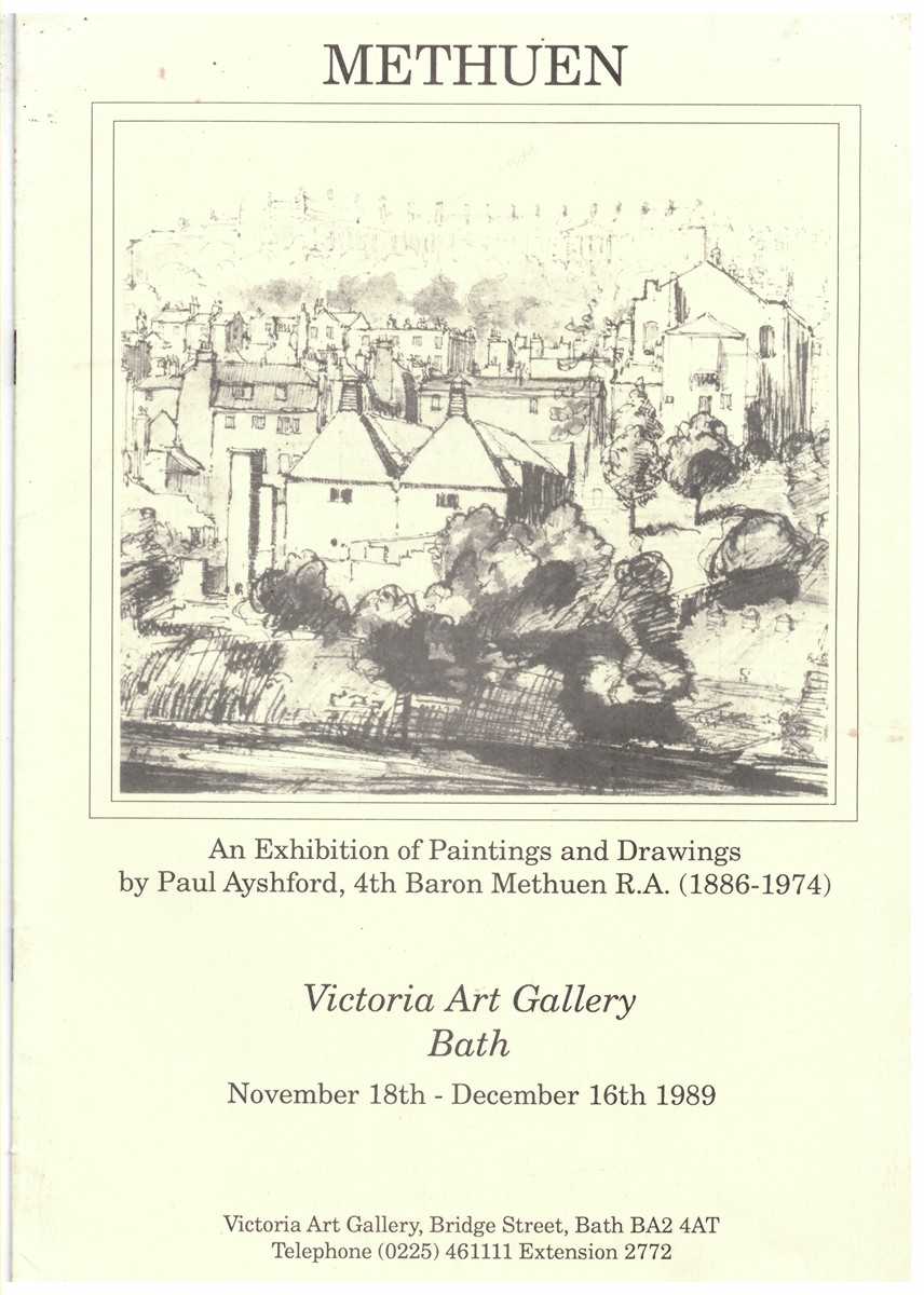 VICTORIA ART GALLERY - An Exhibition of Paintings and Drawings by Paul Ayshford, 4th Baron Methuen R.A. (1886 - 1974)