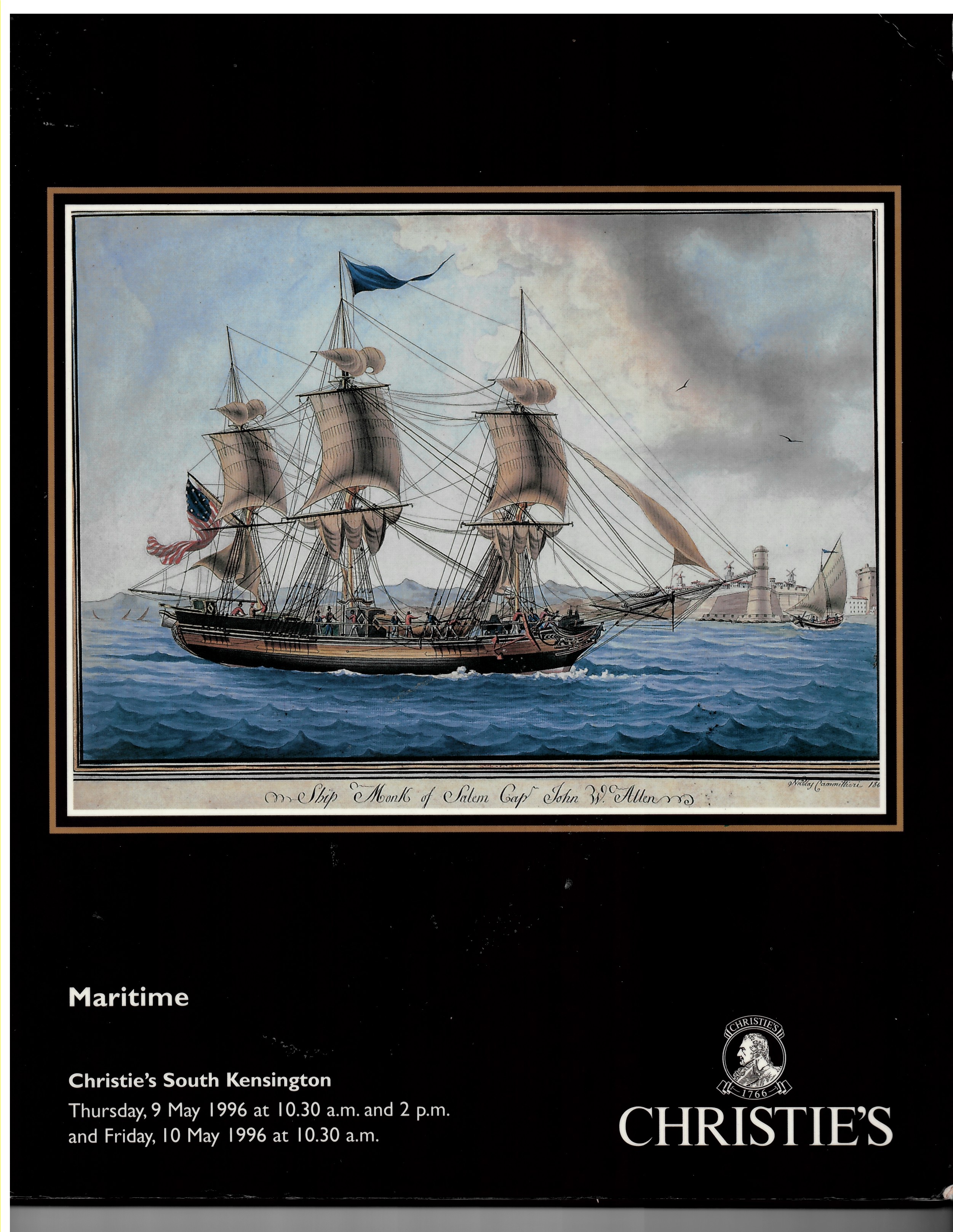 SOTHEBY'S - Maritime. Christie's South Kensington 9 & 10 May 1996