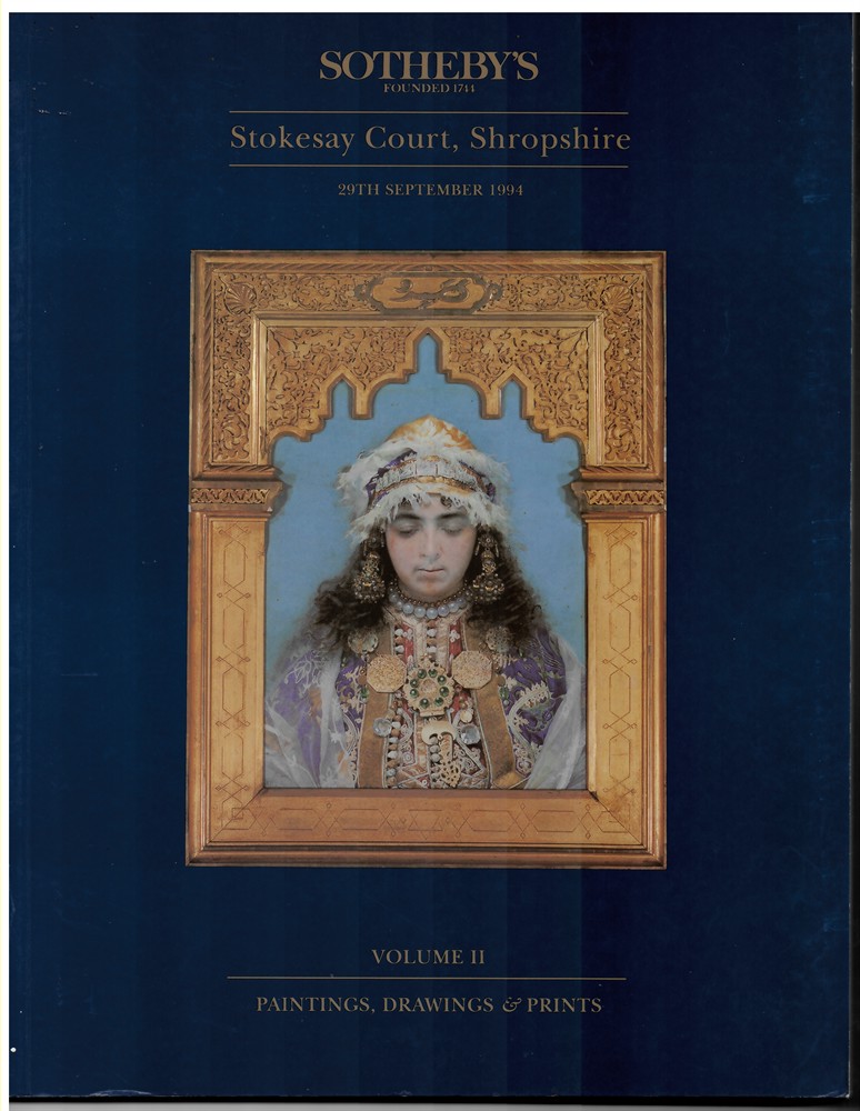SOTHEBY'S - Stokesay Court. Ludlow Shropshire. Volume II Paintings and Drawings. 29 September 1994