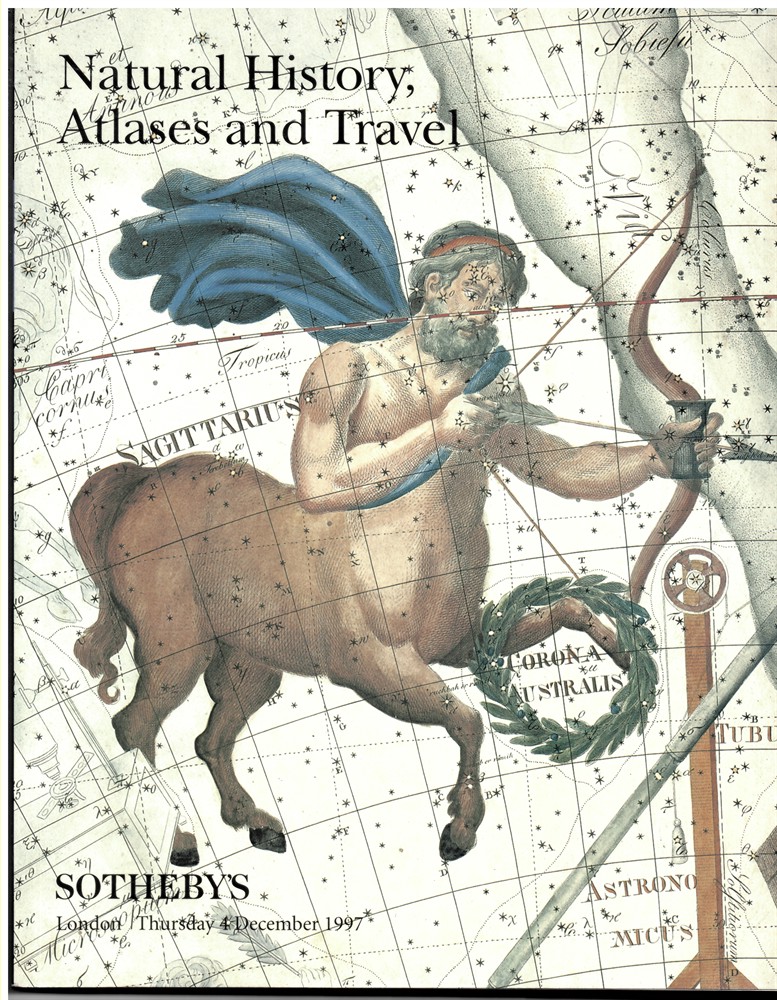 SOTHEBY'S - Natural History, Atlases and Travel. London. Thursday 4 December 1997