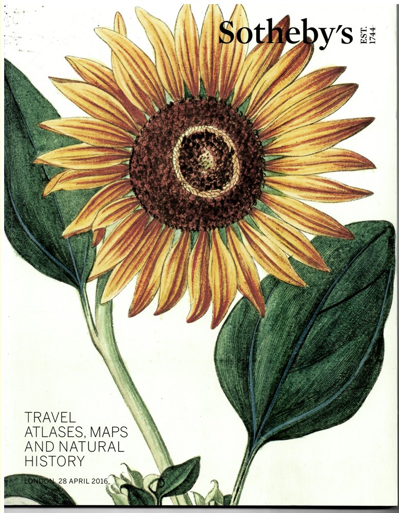 SOTHEBY'S - Travel, Atlases, Maps and Natural History. London 28 April 2016