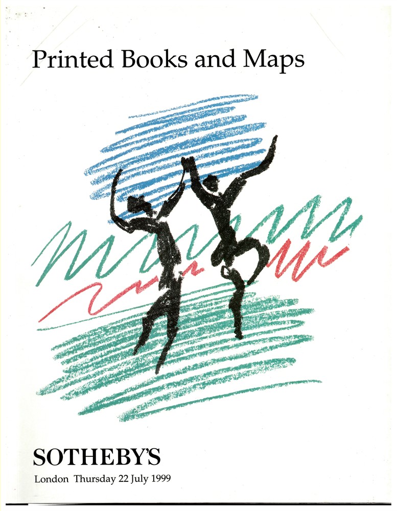 SOTHEBY'S - Printed Books and Maps. London. Thursday 22 July 1999