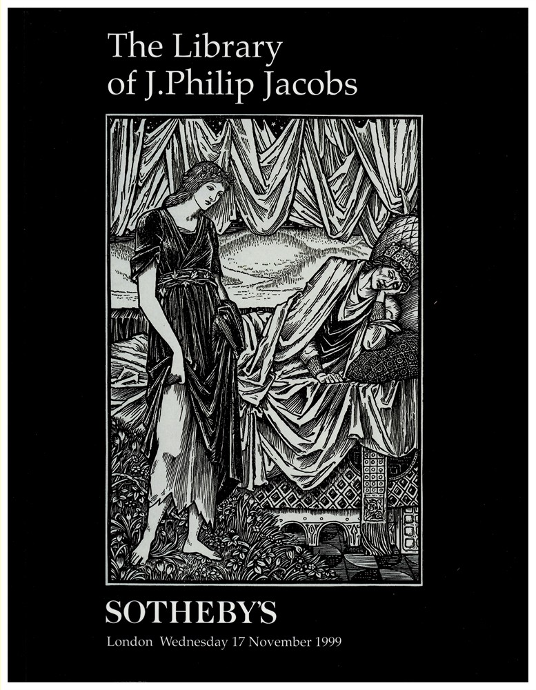 SOTHEBY'S - The Library of J. Philip Jacobs. London Wednesday 17 November 1999