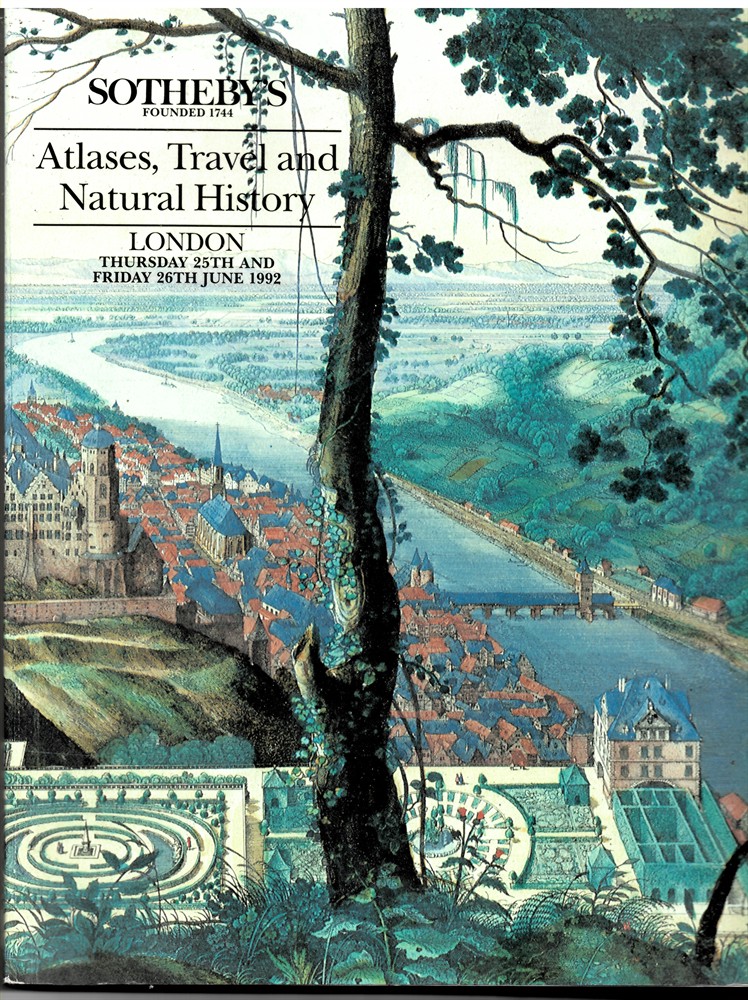 SOTHEBY'S - Atlases, Travel and Natural History. London Thursday 25th and Friday 26th June 1992
