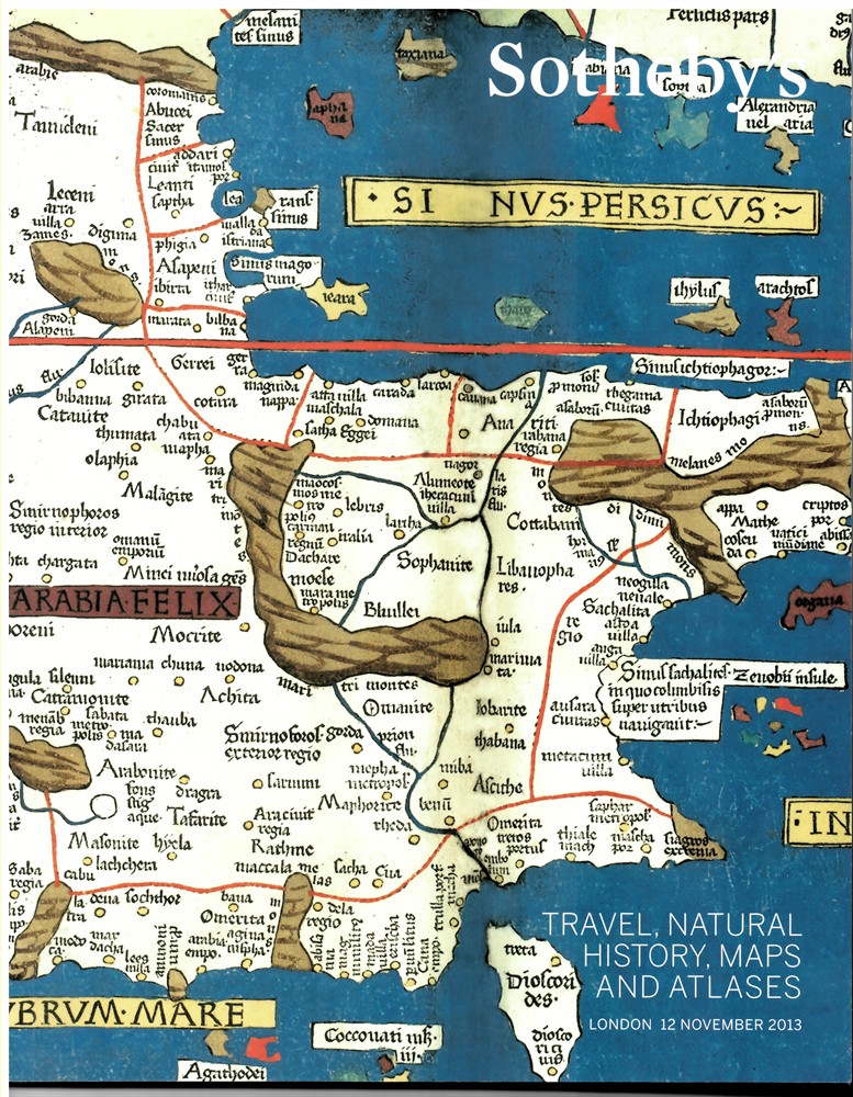 SOTHEBY'S - Travel, Natural History, Maps and Atlases. London 12 November 2013