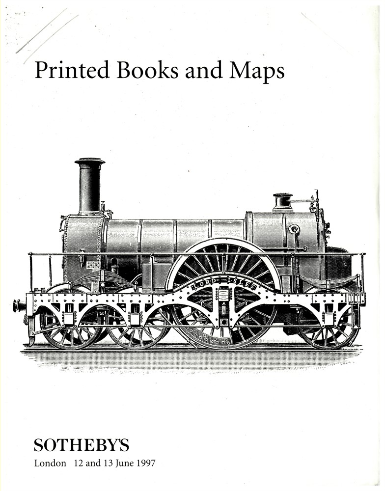 SOTHEBY'S - Printed Books and Maps. London 12 and 13 June 1997