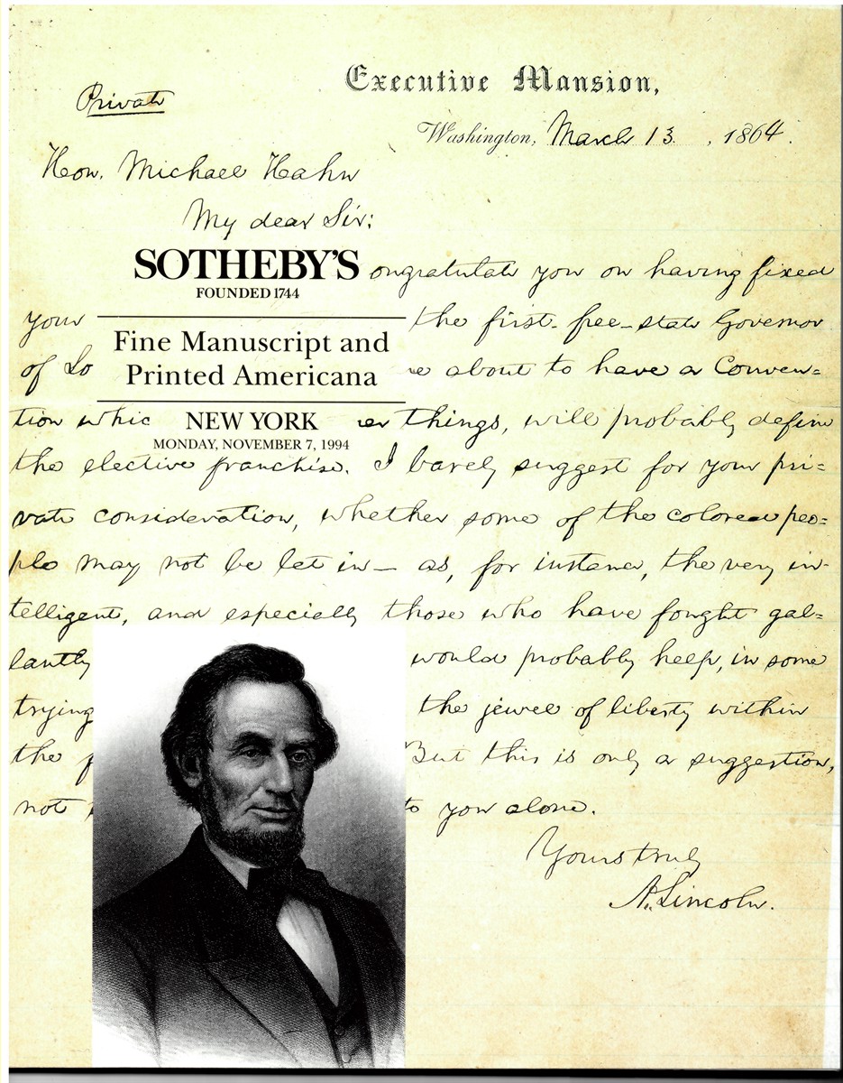 SOTHEBY'S - Fine Manuscript and Printed Americana. New York. Monday. November 7, 1994.