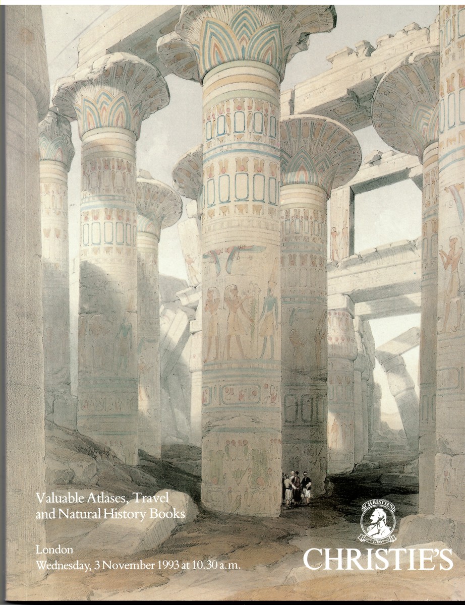 CHRISTIE'S - Valuable Atlases, Travel and Natural History Books. Wednesday 3 November 1993