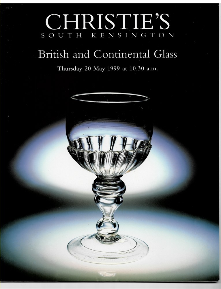 CHRISTIE'S SOUTH KENSINGTON - British and Continental Glass. Thursday, 20 May 1999