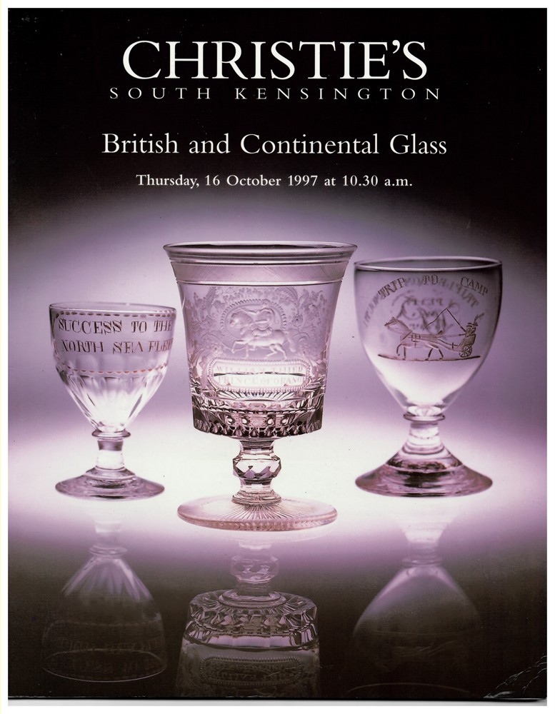 CHRISTIE'S SOUTH KENSINGTON - British and Continental Glass. Thursday, 16 October 1997
