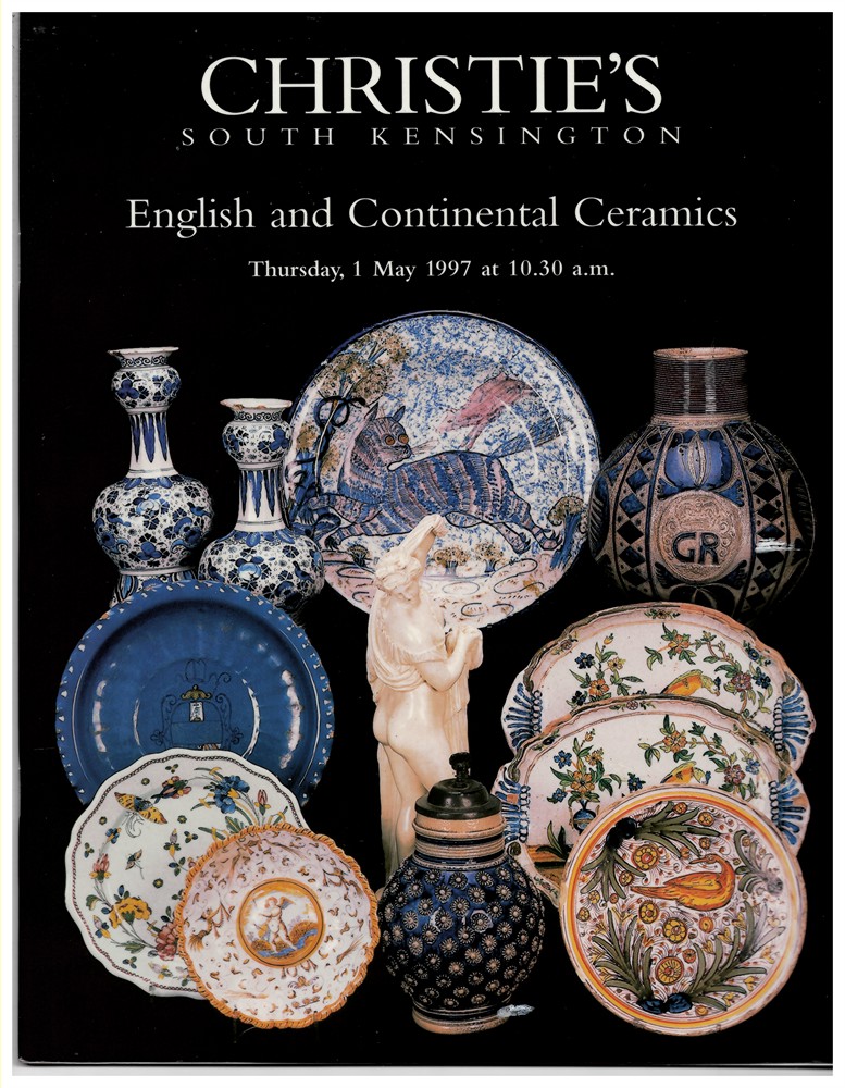 CHRISTIE'S SOUTH KENSINGTON - English and Continental Ceramics. Thursday, 1 May 1997